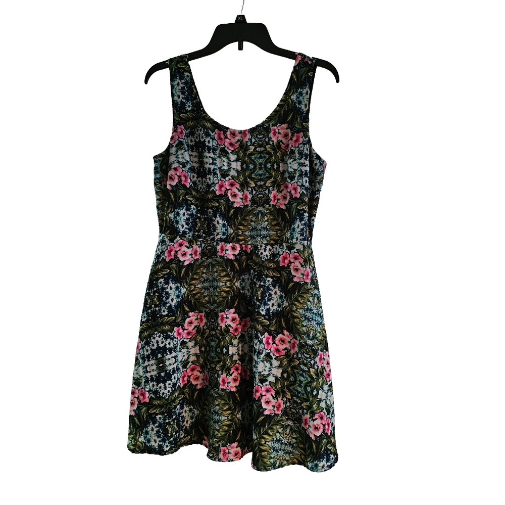 Forever 21 Floral Dress - Pink and Green
